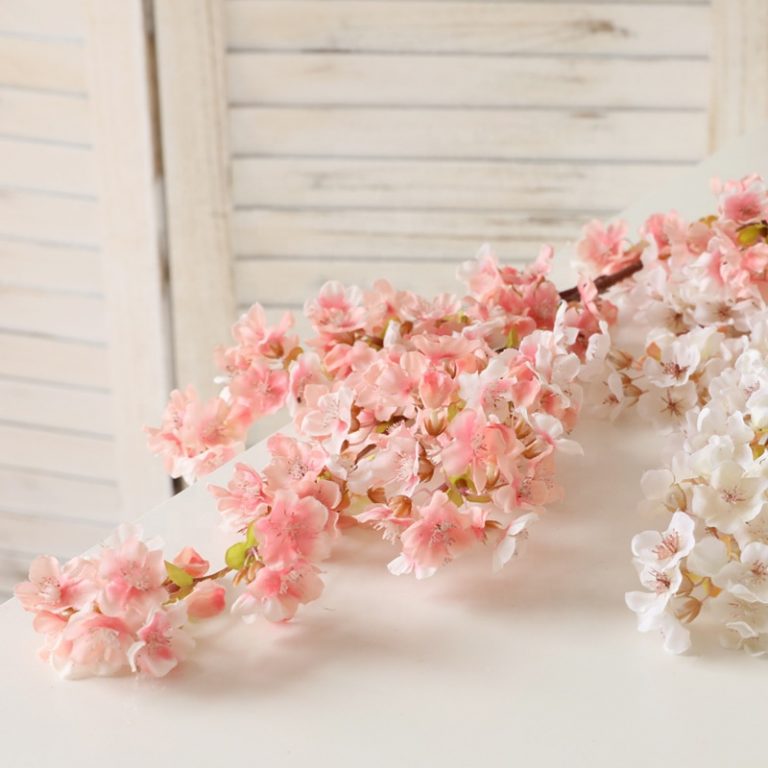 Sakura silk artificial flower cherry blossom wholesale artificial flowers