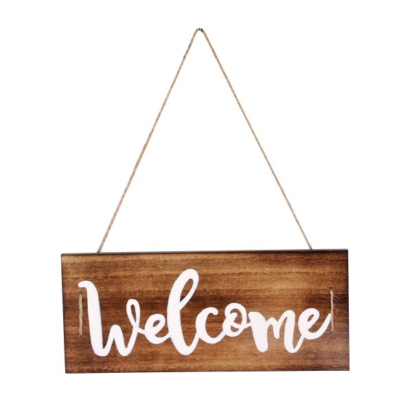 Artificial rose flower wreath welcome home (2)