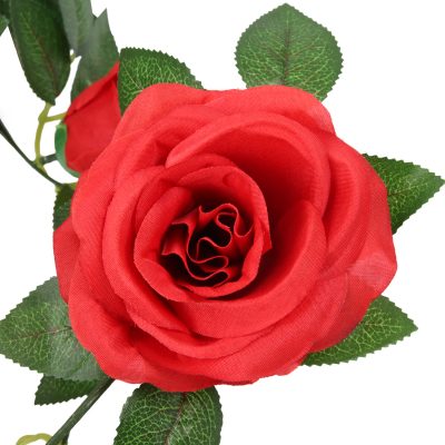 Factory price hanging artificial silk rose (4)