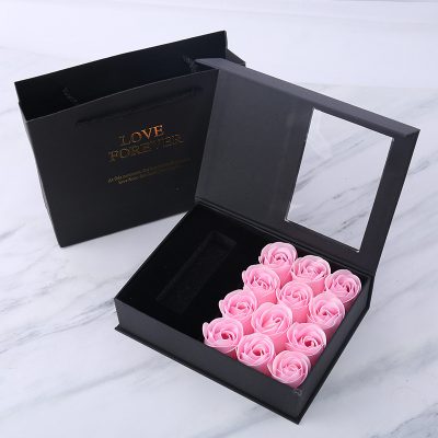 Hot selling rose soap flower gift box (3)
