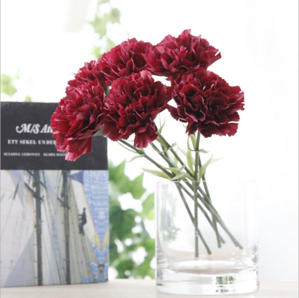 Mother’s day gift silk carnation flowers (4)
