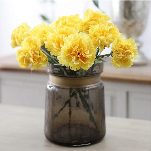 Mother’s day gift silk carnation flowers (5)