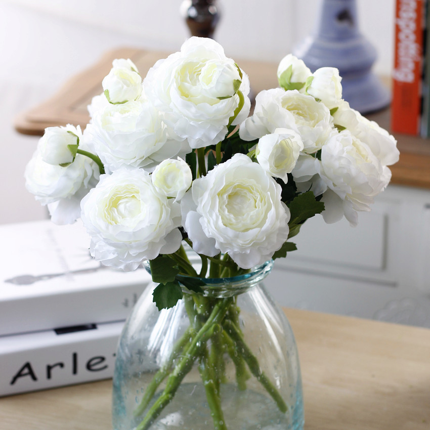 Wholesale 2 heads artificial peony flowers wholesale artificial flowers