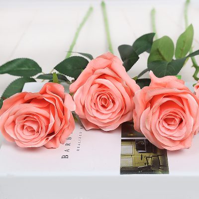 Wholesale silk rose artificial flowers (4)