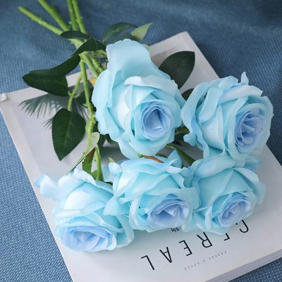 Wholesale silk rose artificial flowers (6)